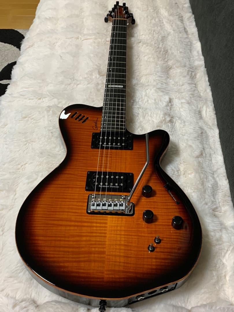 ギター Godin LGXT Cognac Burst Flame AAA