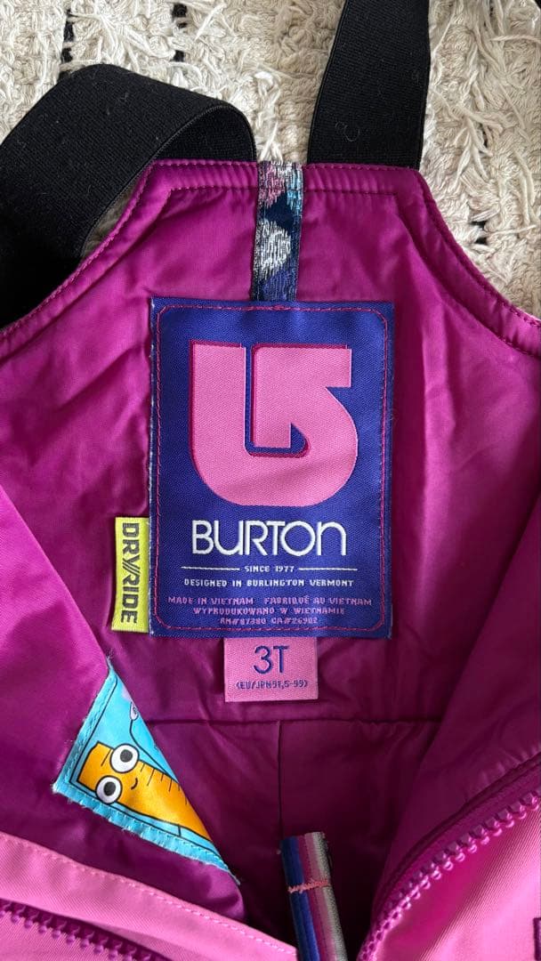 BURTON/子ども用スキーウェア/100cmピンク