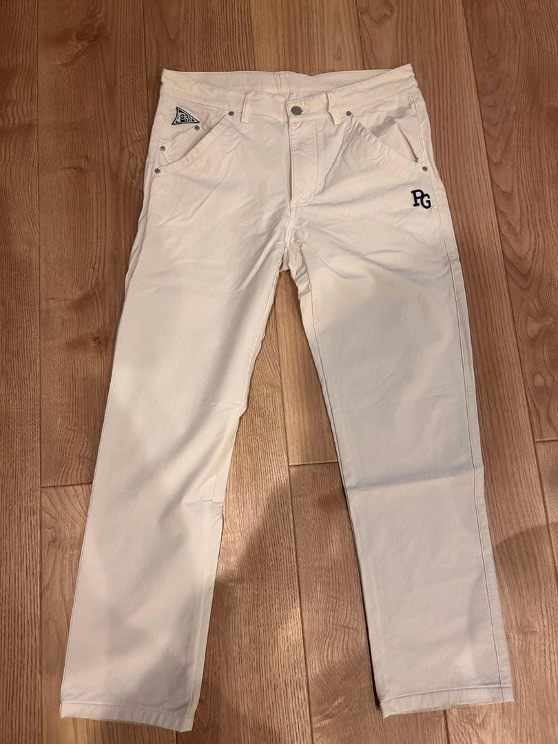 PEARLY GATES 春秋用ホワイトパンツ サイズ4 - メルカリ