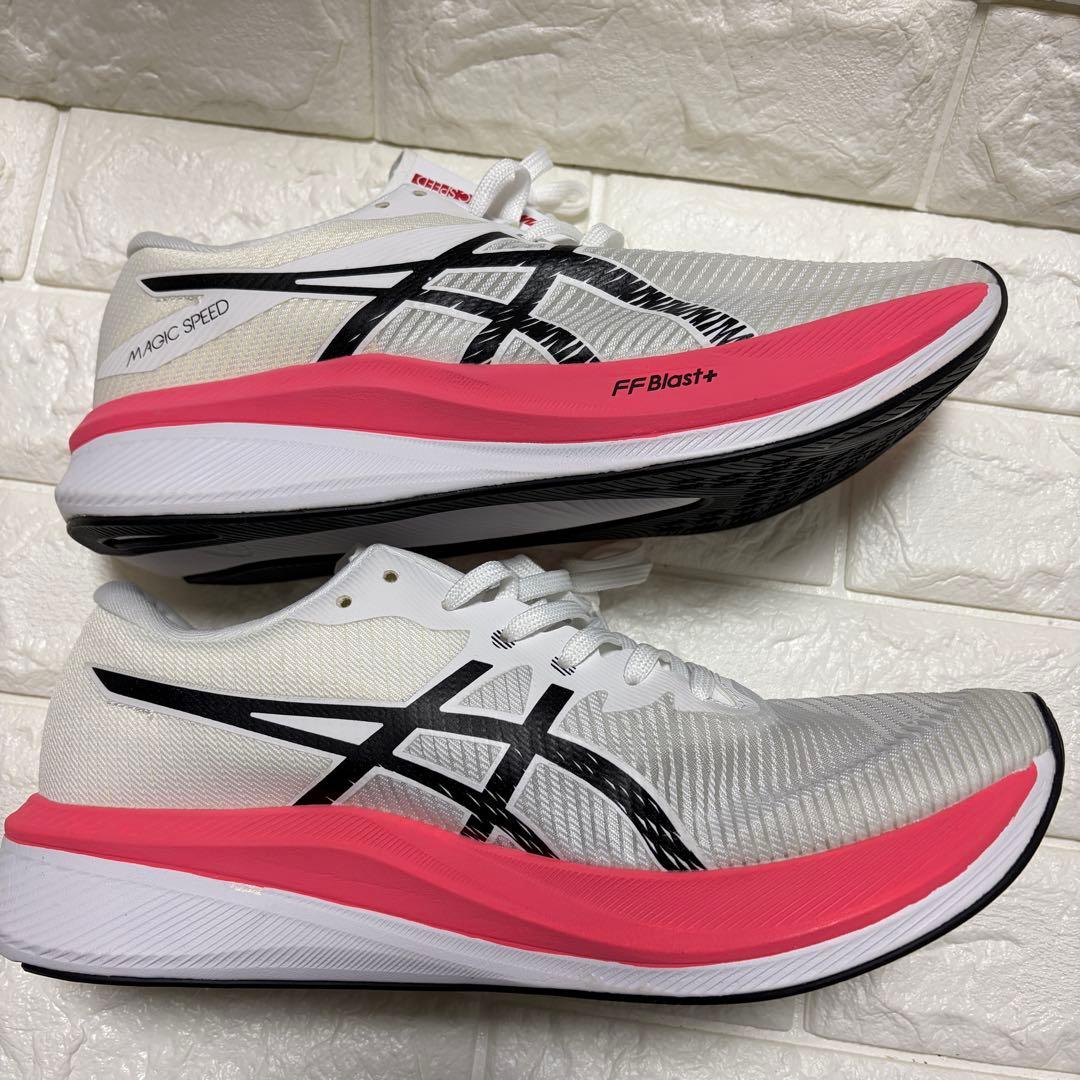 【極美品】ASICS MAGIC SPEED3 ホワイト/ブラック 27cm