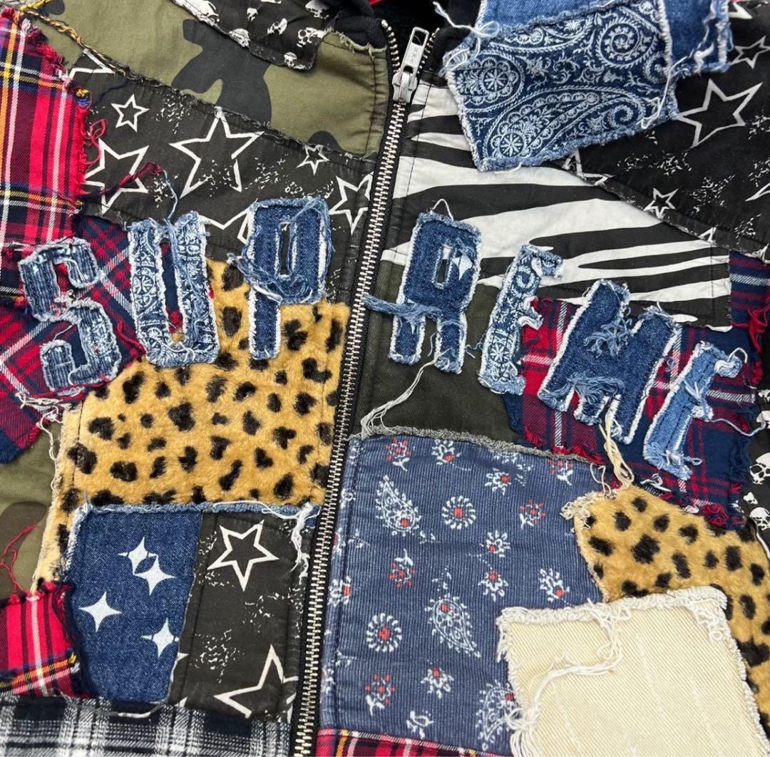 NewJeansハニ着用】シュプリーム Patchwork hooded - メルカリ