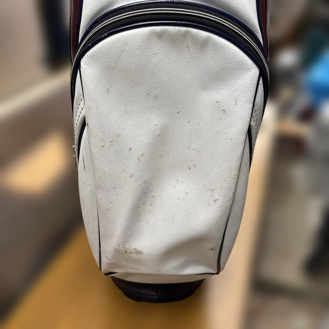 Callaway Vシリーズ キャディバッグ ホワイト/ネイビー/レッド