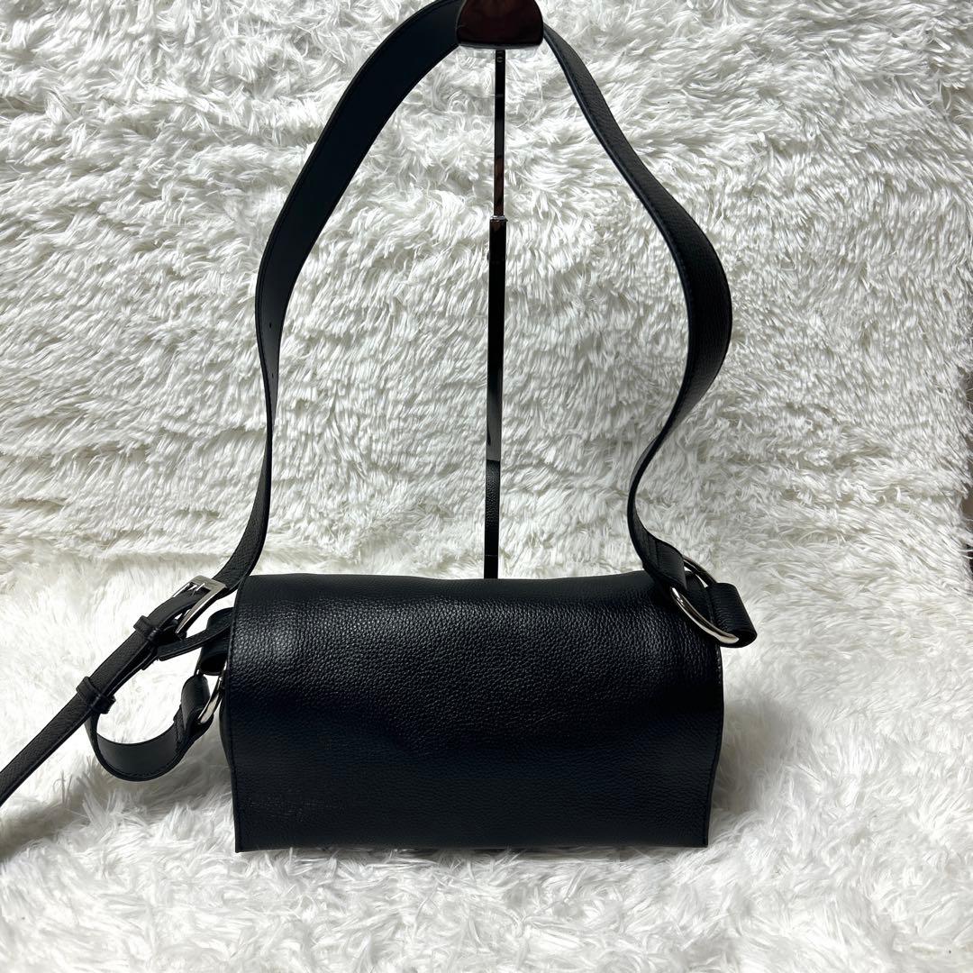 【極美品・未使用級】BEARDSLEY 2way レザーボディバッグ ブラック