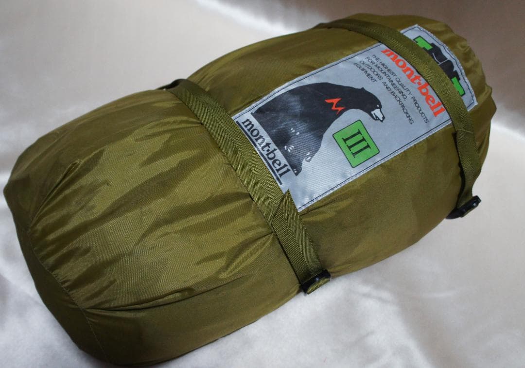 ☆モンベル☆ムーンライト3型☆mont-bell☆ゆるキャンテント☆グリーン☆
