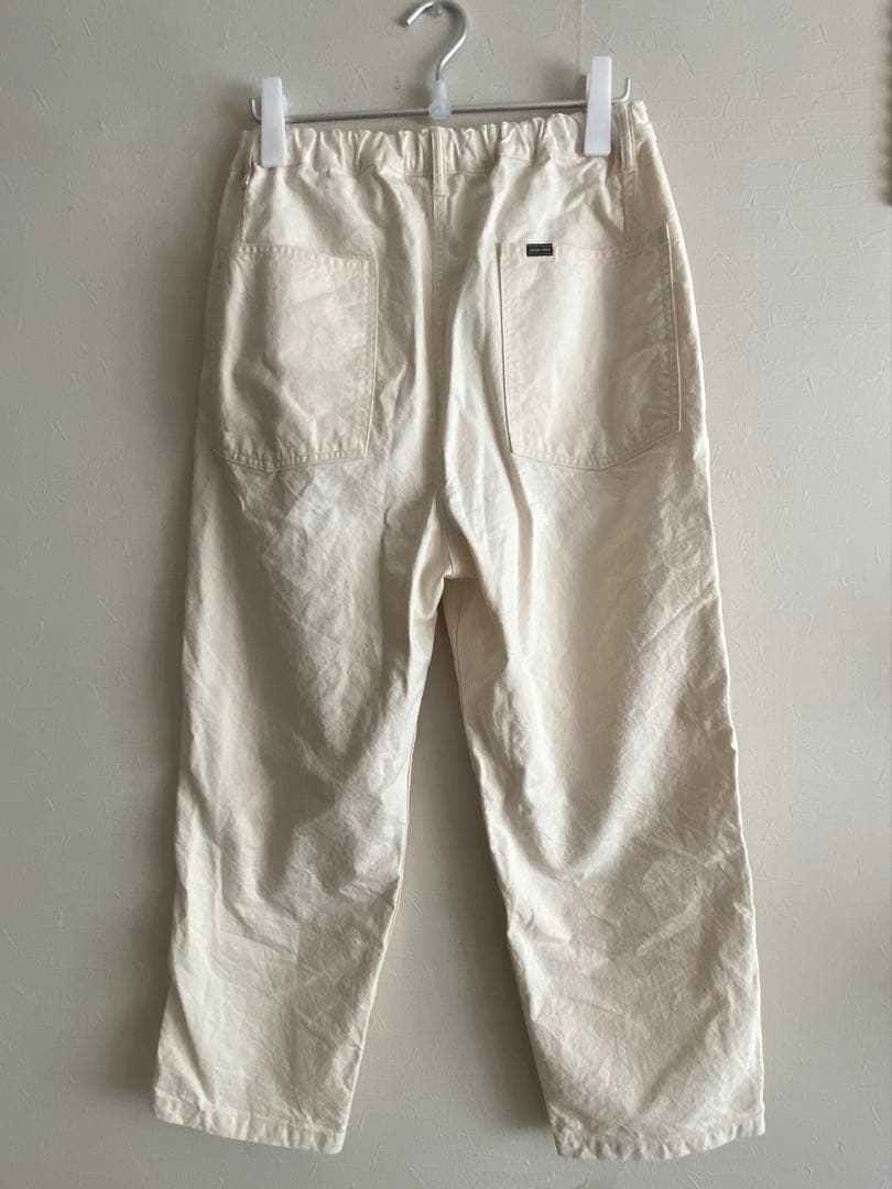 【新品未使用】OMNIGOD ネップツイルイージーパンツ生成り　サイズ2