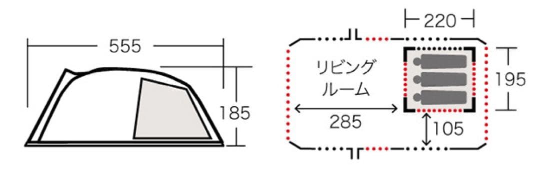 ogawa ティエラ5-EX ハーフインナーテント　キャンパル　オガワ