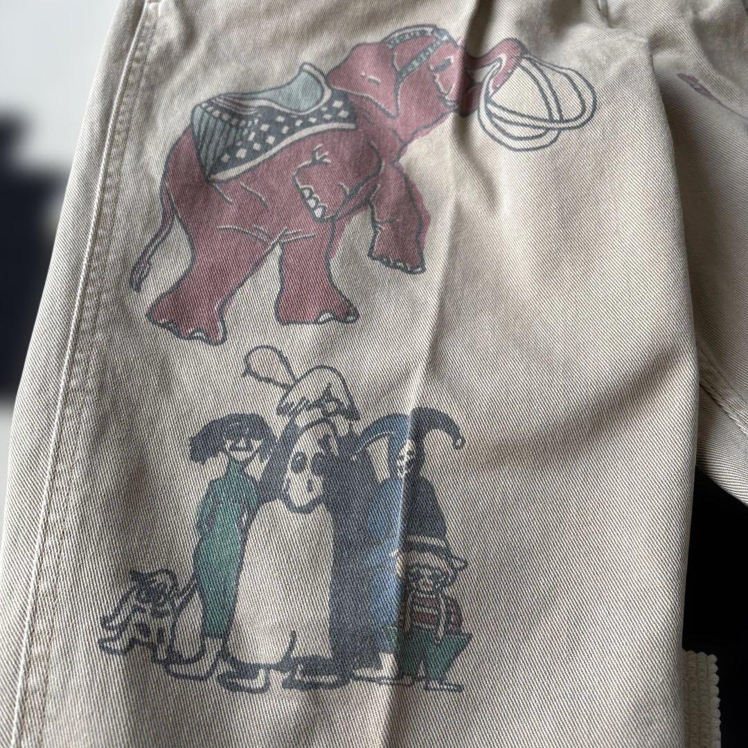 gotohollywood 01 サーカスパンツ ベージュ