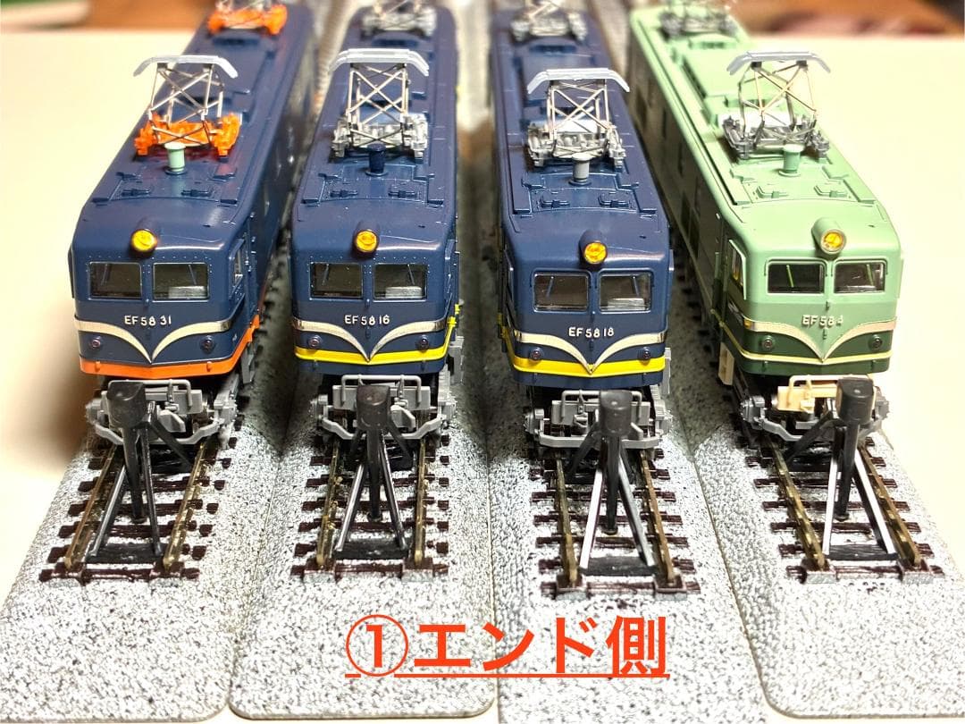 KATO 10-260 EF58試験塗装 4両セット 鉄道模型誕生 40周年記念