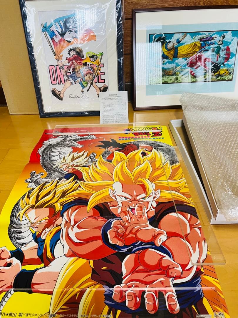 めんぼONE PIECE ドラゴンボール　尾田栄一郎＆鳥山明直筆サイン新品