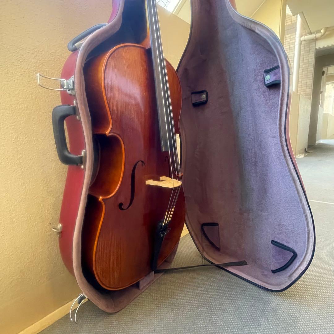 【ヴィオラ】geminiano no.10 チェロ4/4【ハードケース付】
