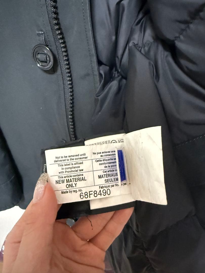   ブラック ダウンジャケット S