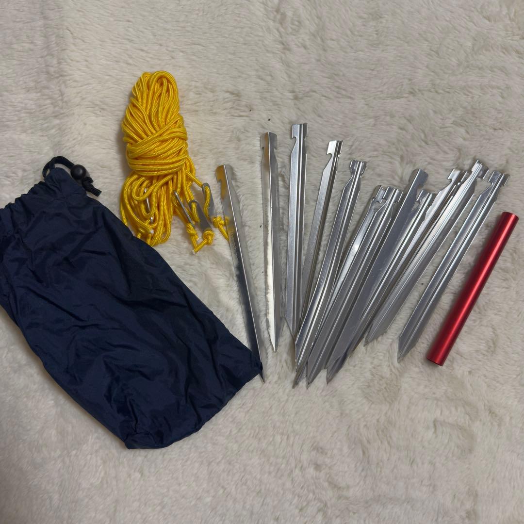 人気モンベル　ステラリッジ4テント一式　イエローフライシート