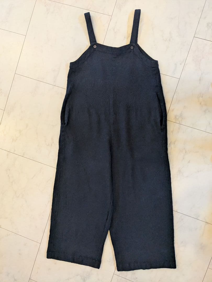 Vlas Blomme 縮絨ウールサロペット