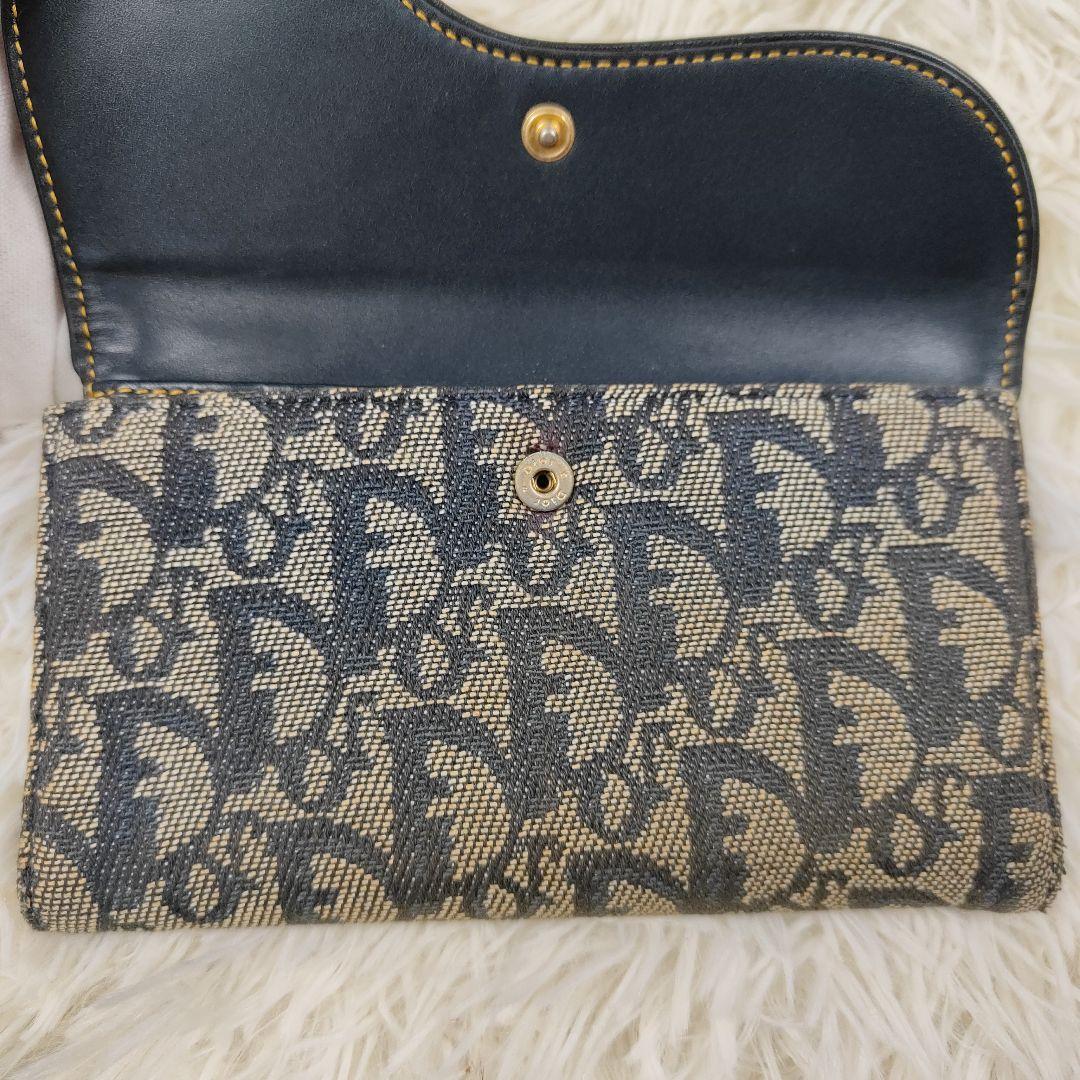 Dior クリスチャンディオール 長財布 トロッター キャンバス