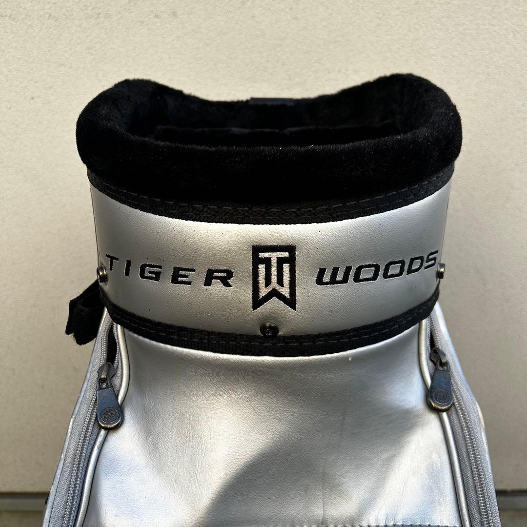 希少 タイガーウッズ BUICK キャディバッグ シルバー