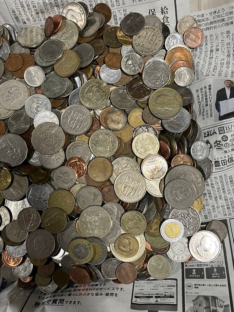 s*n様 5.7kg 外国 まとめて 外国銭  硬貨 古銭 貨幣 大