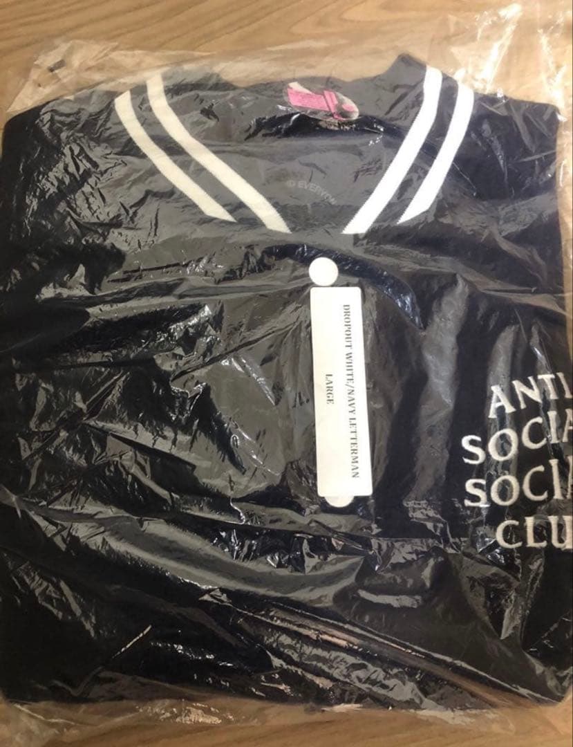 新品未使用 anti social social club スタジャン Lサイズ