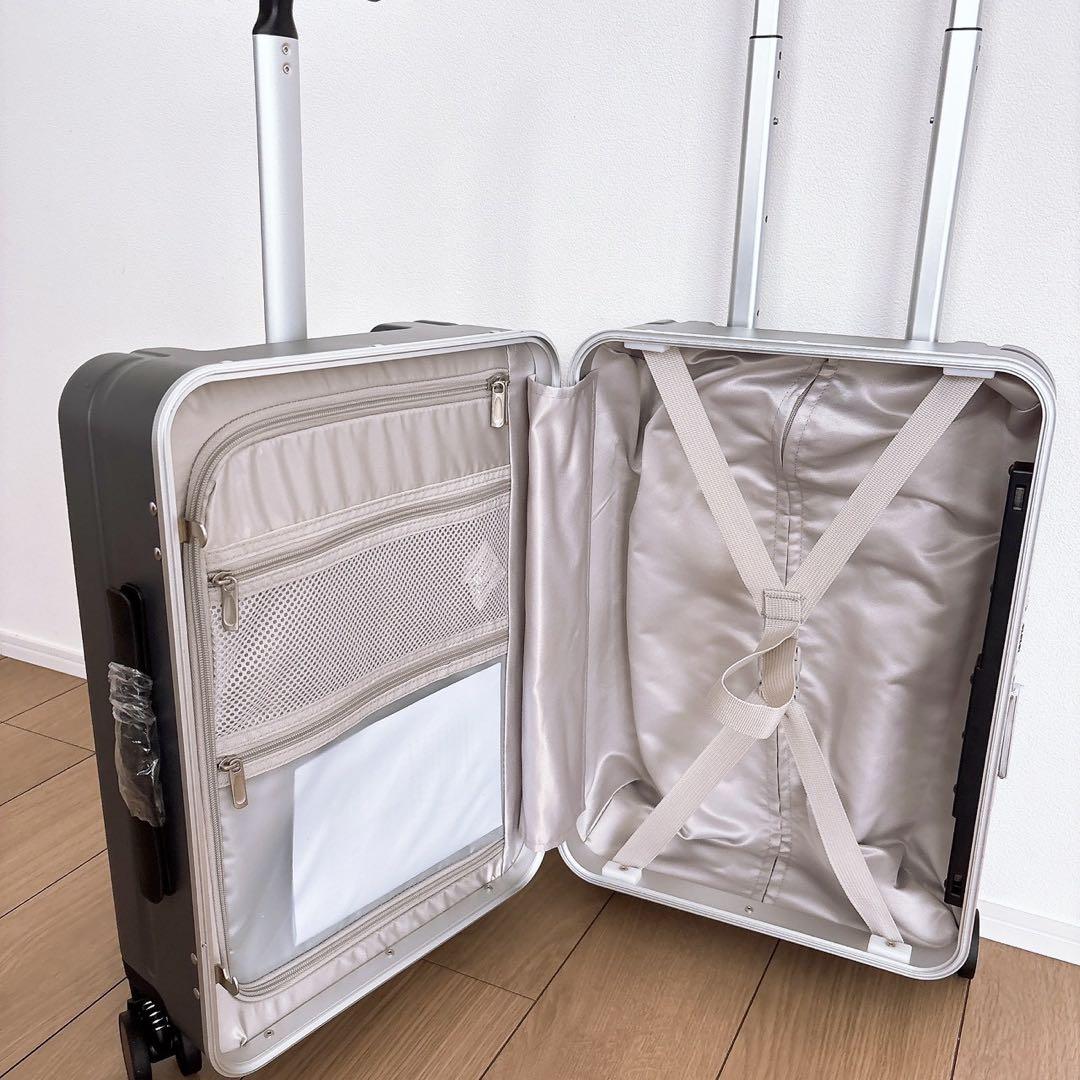 キャリーケース グレー Sサイズ 子供が乗れるスーツケース 子連れ旅行