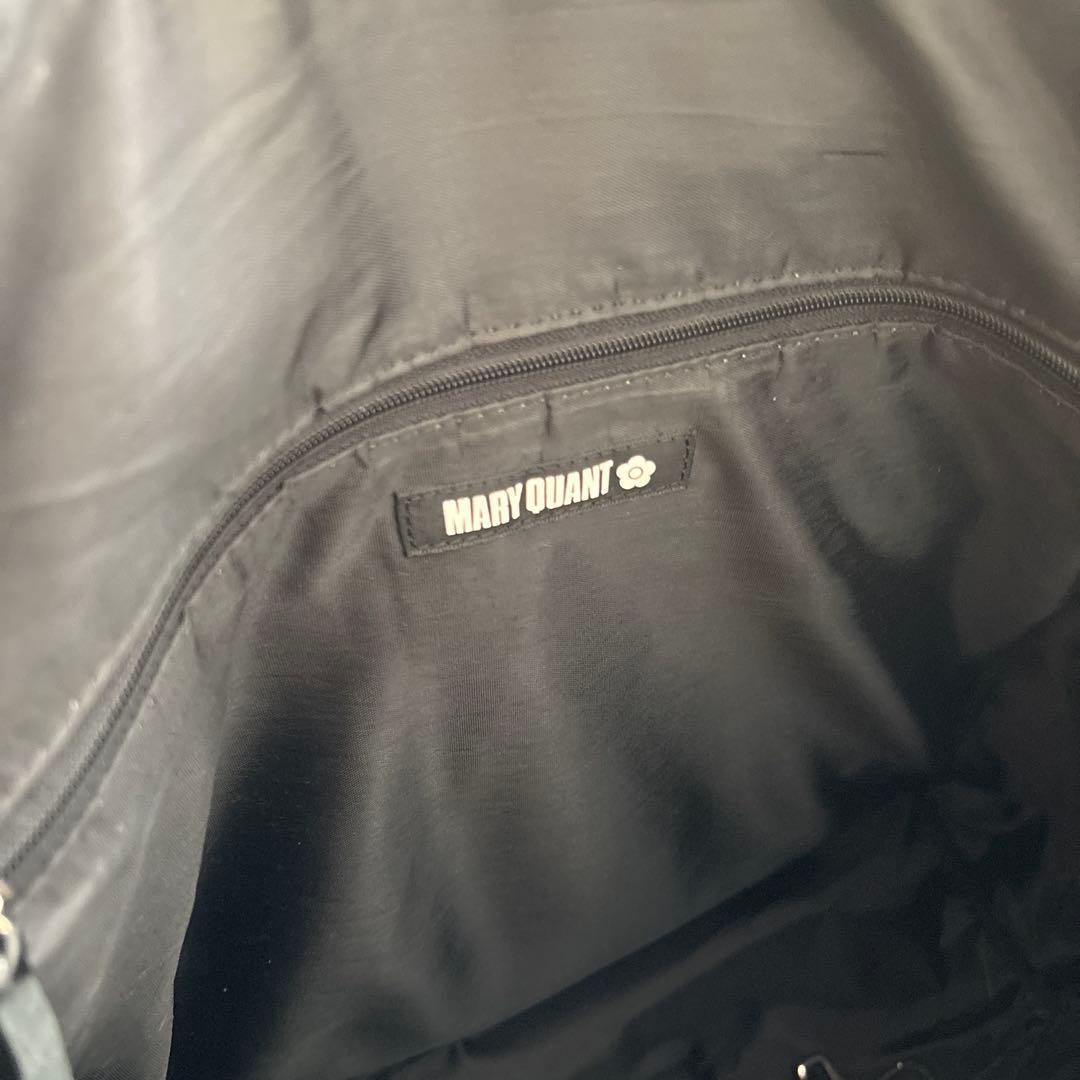 MARY QUANT(マリークワント) 3way ナイロンバックパック ブラック