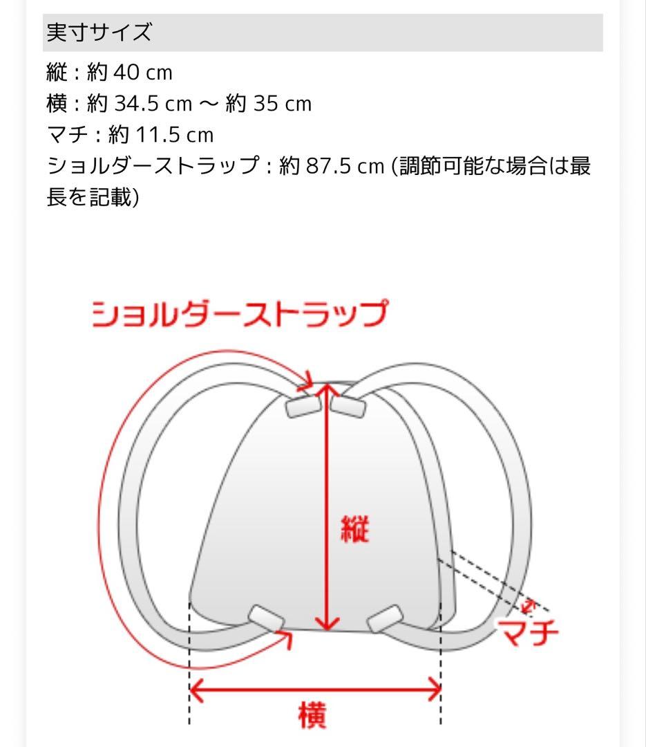 MARY QUANT(マリークワント) 3way ナイロンバックパック ブラック