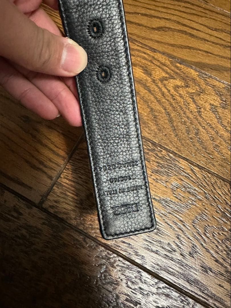 Dior CDロゴ金具付きベルト