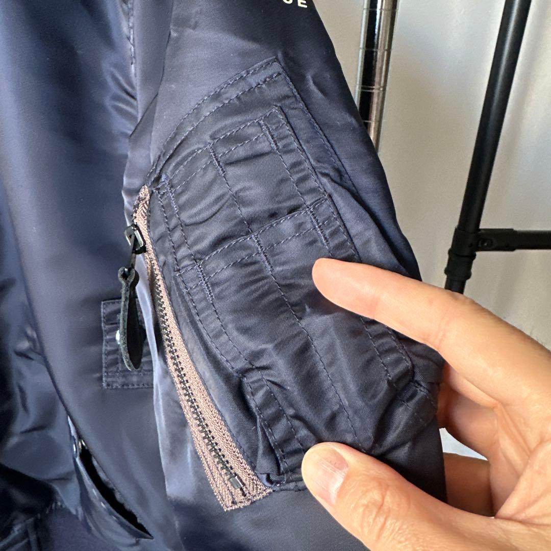 サイズ42「XL」ファー付きフライトジャケットB15C REALSIMONS