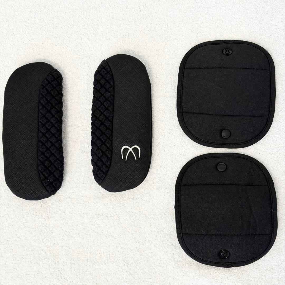 【美品】エールべべ クルットR ウィ リュクスブラック 新生児 チャイルドシート