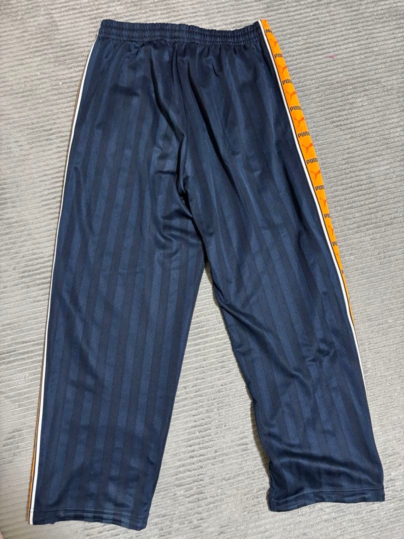 PUMA ジャージ 862217 ネイビー×オレンジ - メルカリ
