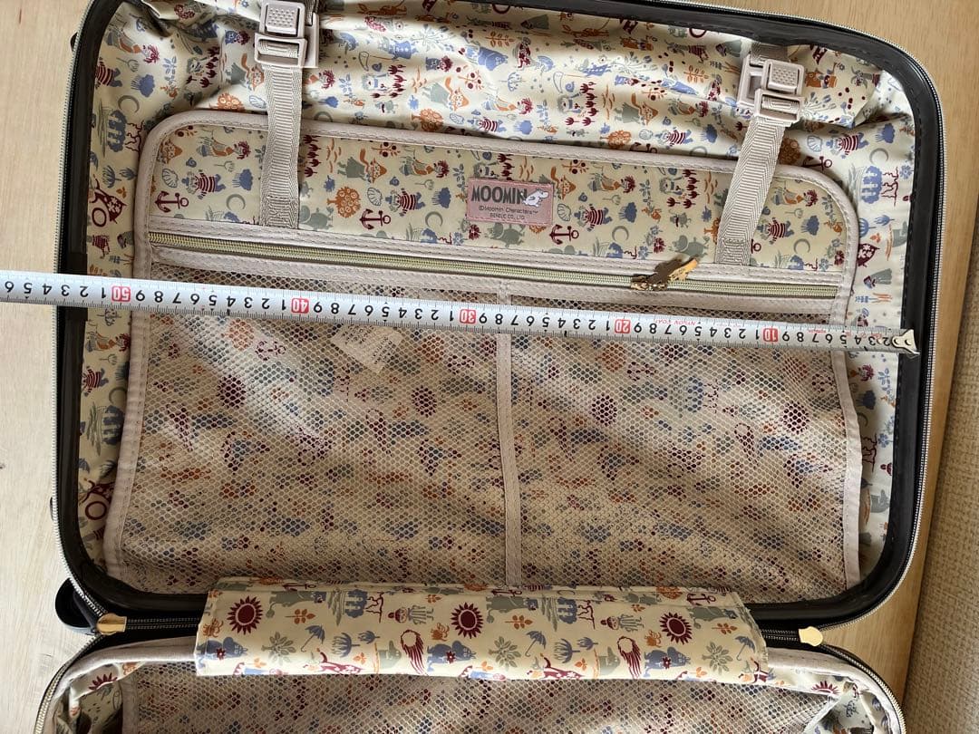 キャリーケース MOOMIN ムーミン リトルミイ スーツケース 拡張機能 53