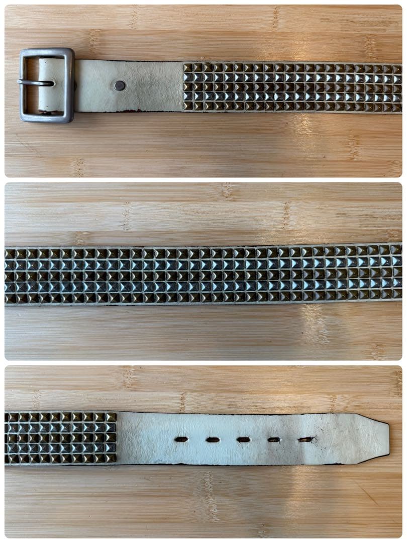 ⭐️HTC⭐️5連ピラミッド⭐️シルバー&ブラススタッズコンビ