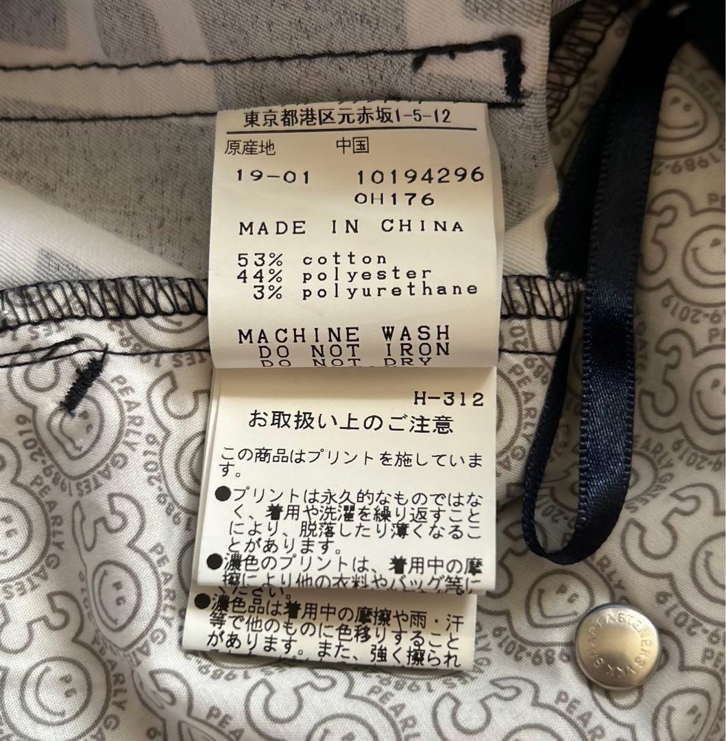 パーリーゲイツ 30周年記念モデル PG総柄プリント ゴルフ スカートM