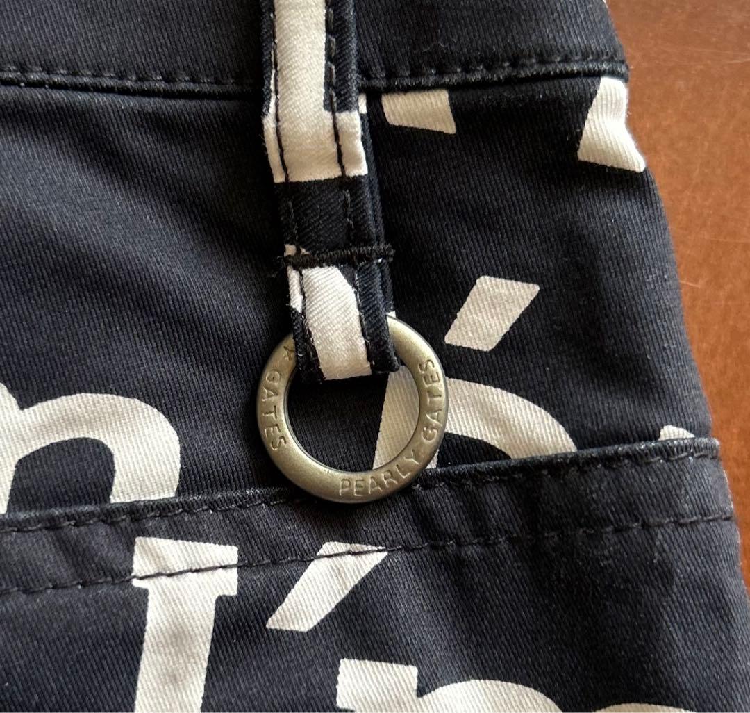 パーリーゲイツ 30周年記念モデル PG総柄プリント ゴルフ スカートM