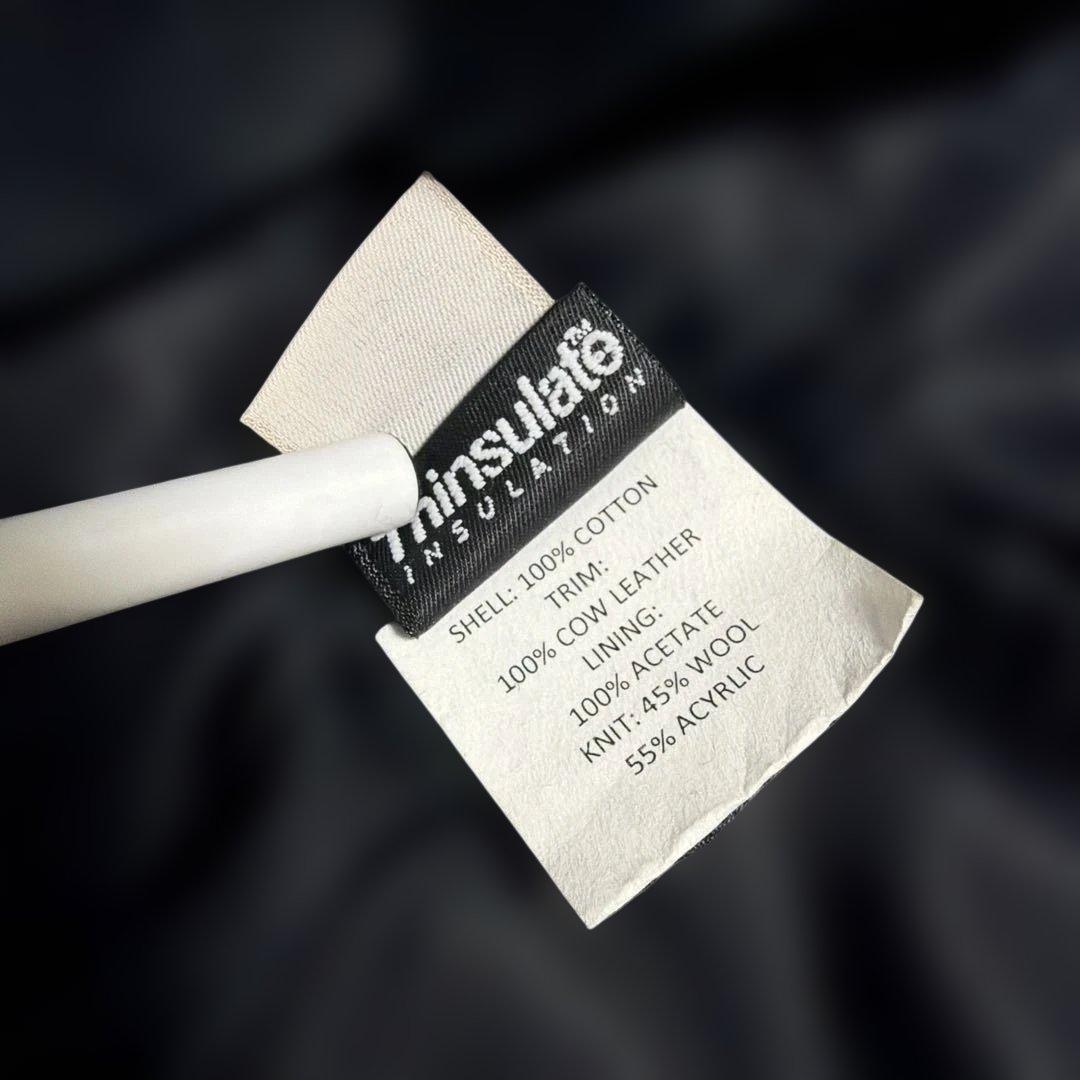 GB SPORT ショールカラー ミリタリーコード バーシティ M 黒 米国製