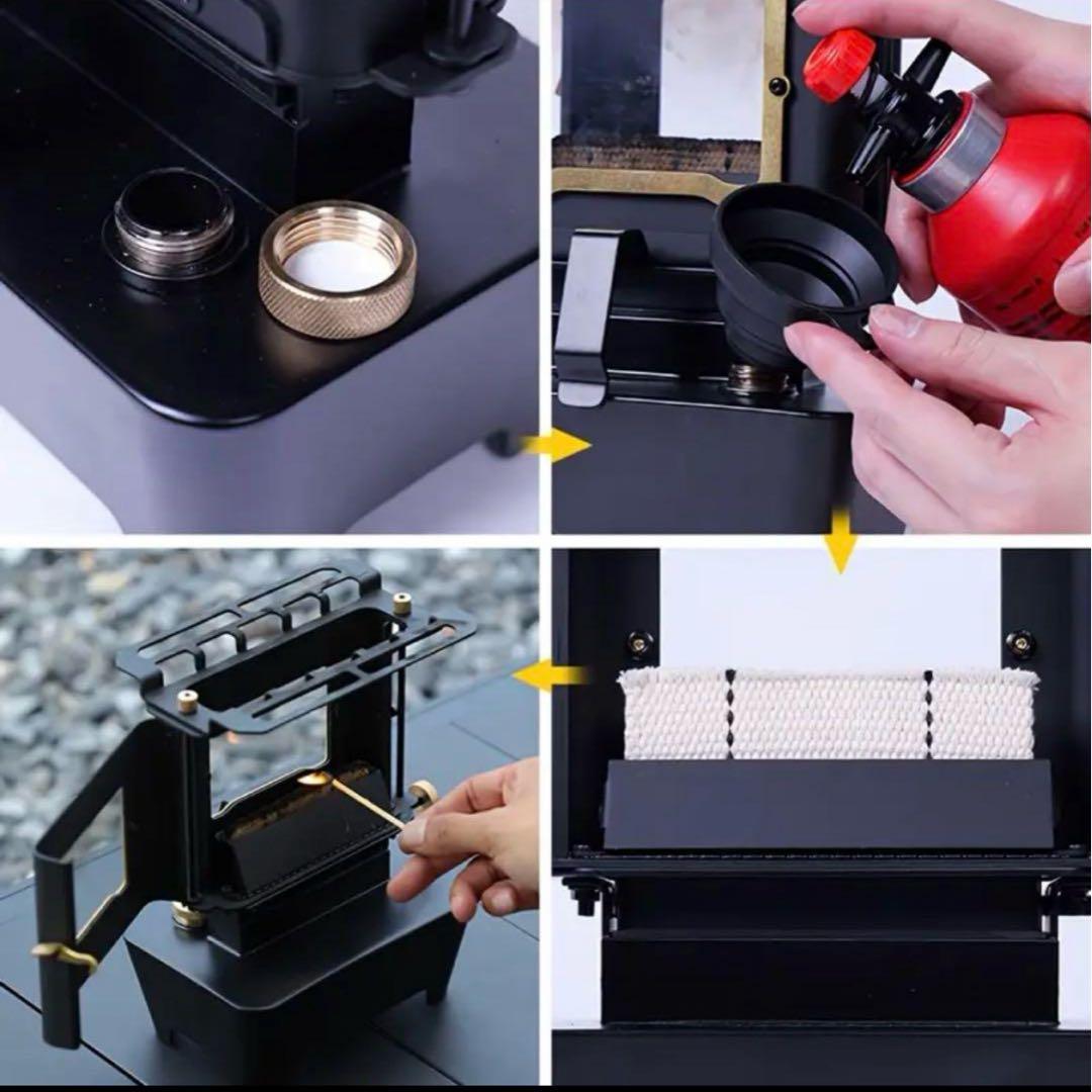 【箱凹み】Soomloom スームルーム　アイロンストーブ　アイアンストーブ　黒