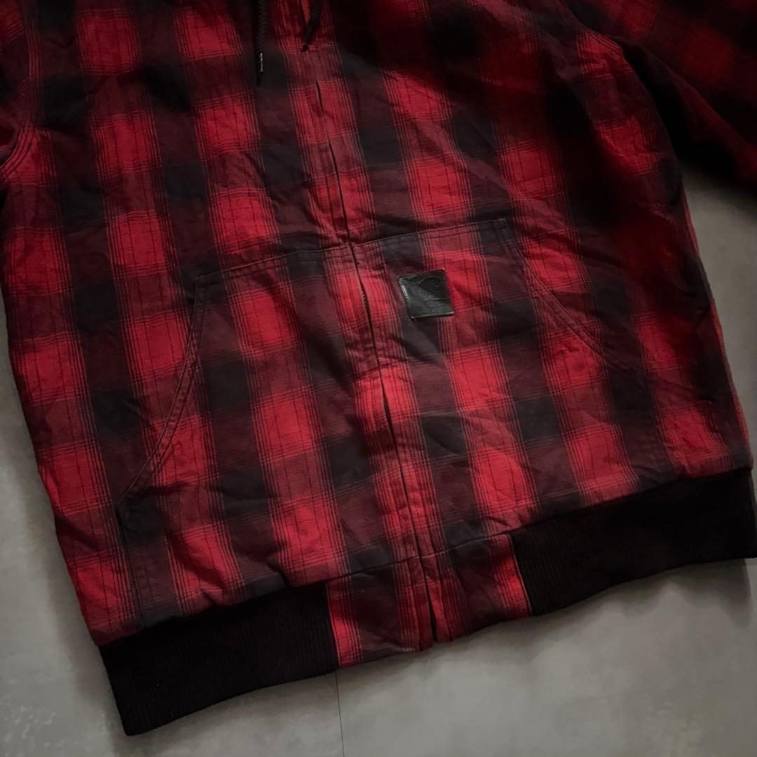 希少 カーハート carhartt アクティブジャケット オンブレチェック 柄