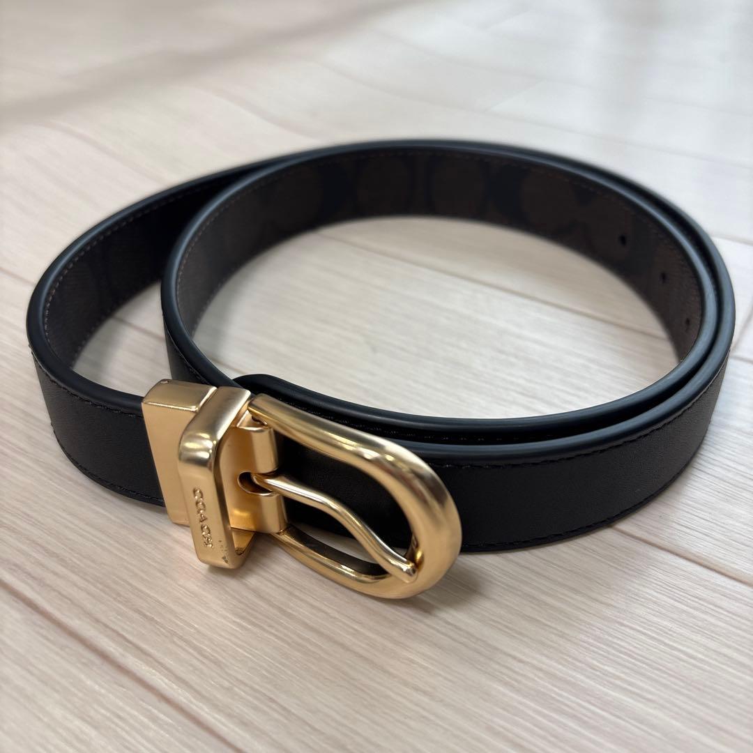 coachベルト　リバーシブル