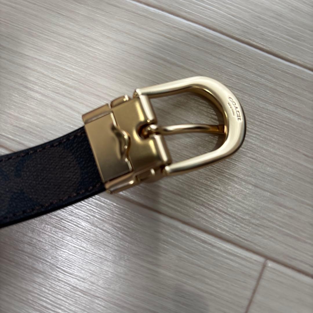 coachベルト　リバーシブル