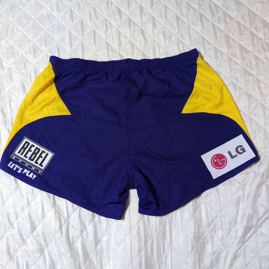 スーパーラグビー HIGHLANDERS ハーフパンツ 紫・黄色