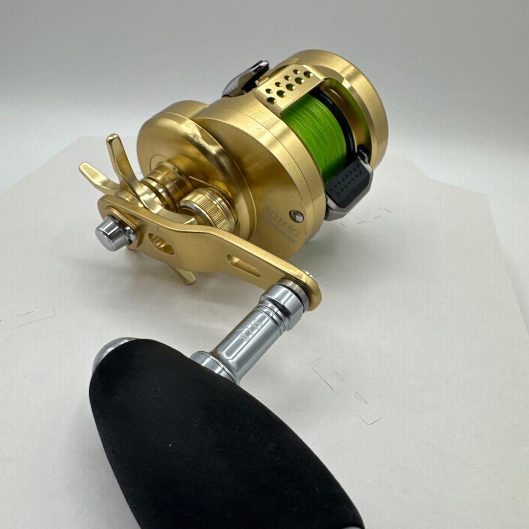 【美品・即使用可】15オシアコンクエスト301HG PE600m ハンドル交換済