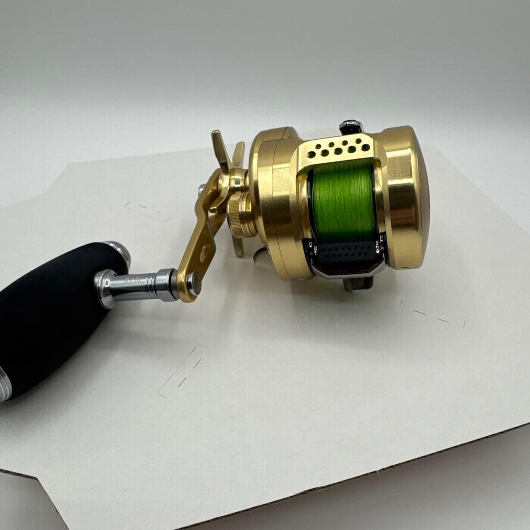 【美品・即使用可】15オシアコンクエスト301HG PE600m ハンドル交換済