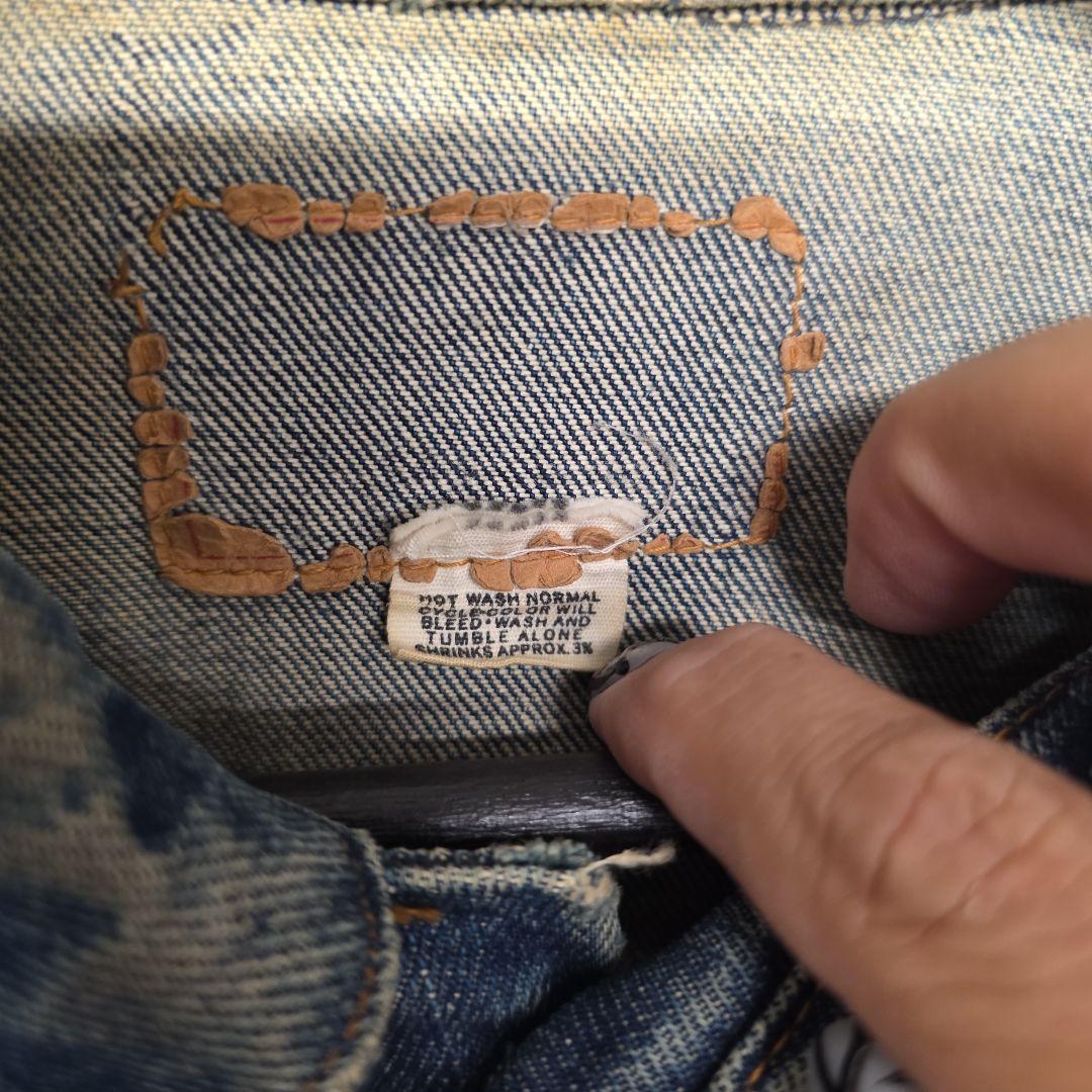 1970s初期 USA製リーバイス70505-0217 スモールe 66前期以前