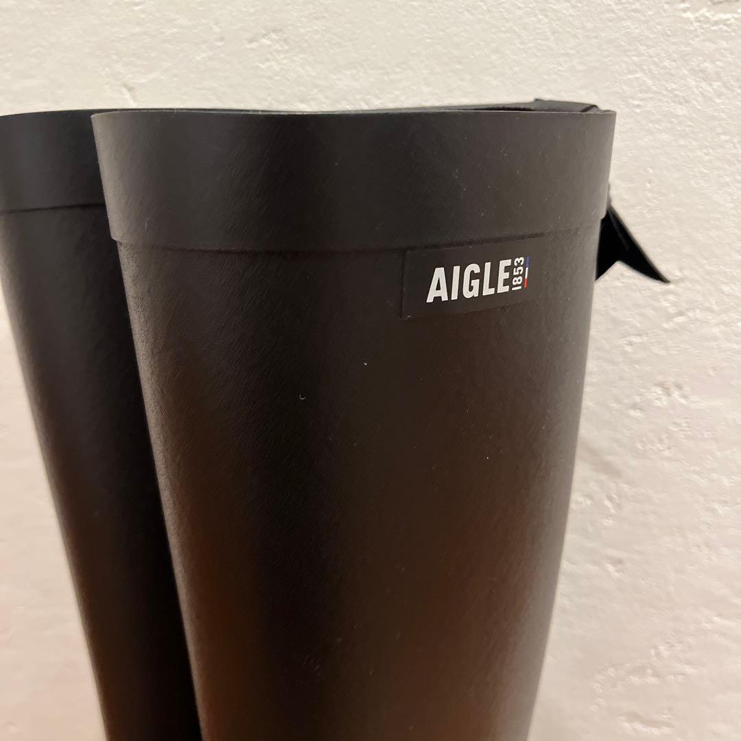 お約束済み❣️AIGLE エーグル　レインブーツ　ロングブーツ　ヒール　38