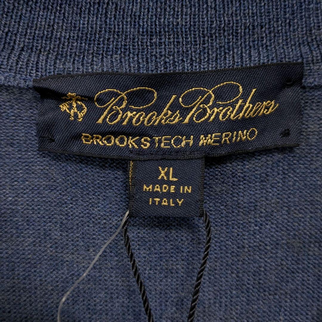 ショーコク様ご購入新品タグ付 ブルックスブラザーズ メリノ Vネック XL