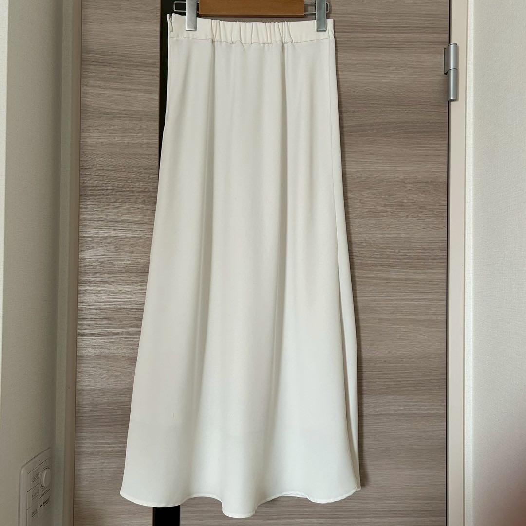 専用 美品 ノーリーズ ソフィー ウォッシャブルマットサテンナロースカート 36