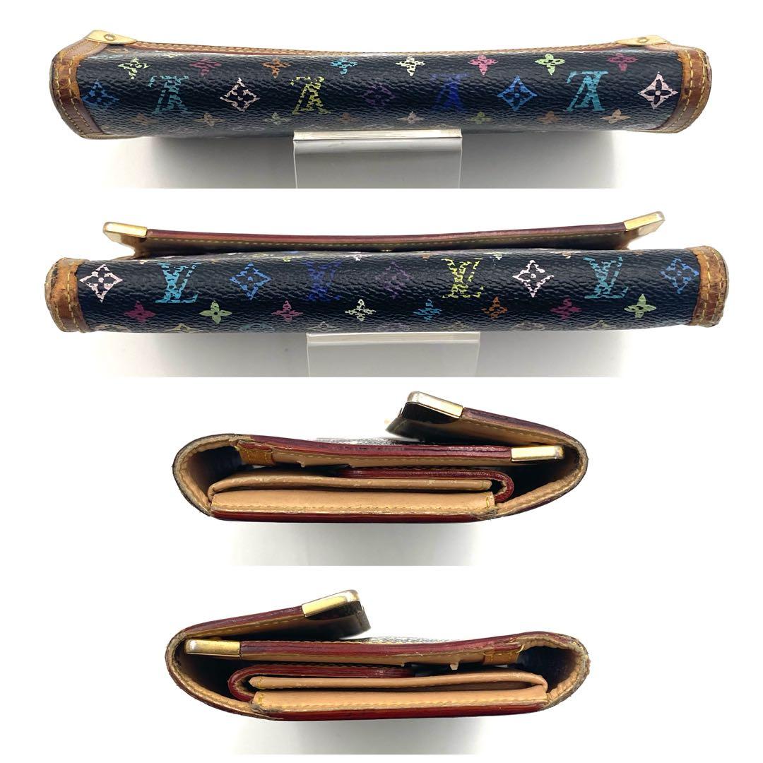 ルイヴィトン マルチカラー ポルトフォイユ インターナショナル 長財布 ブラック