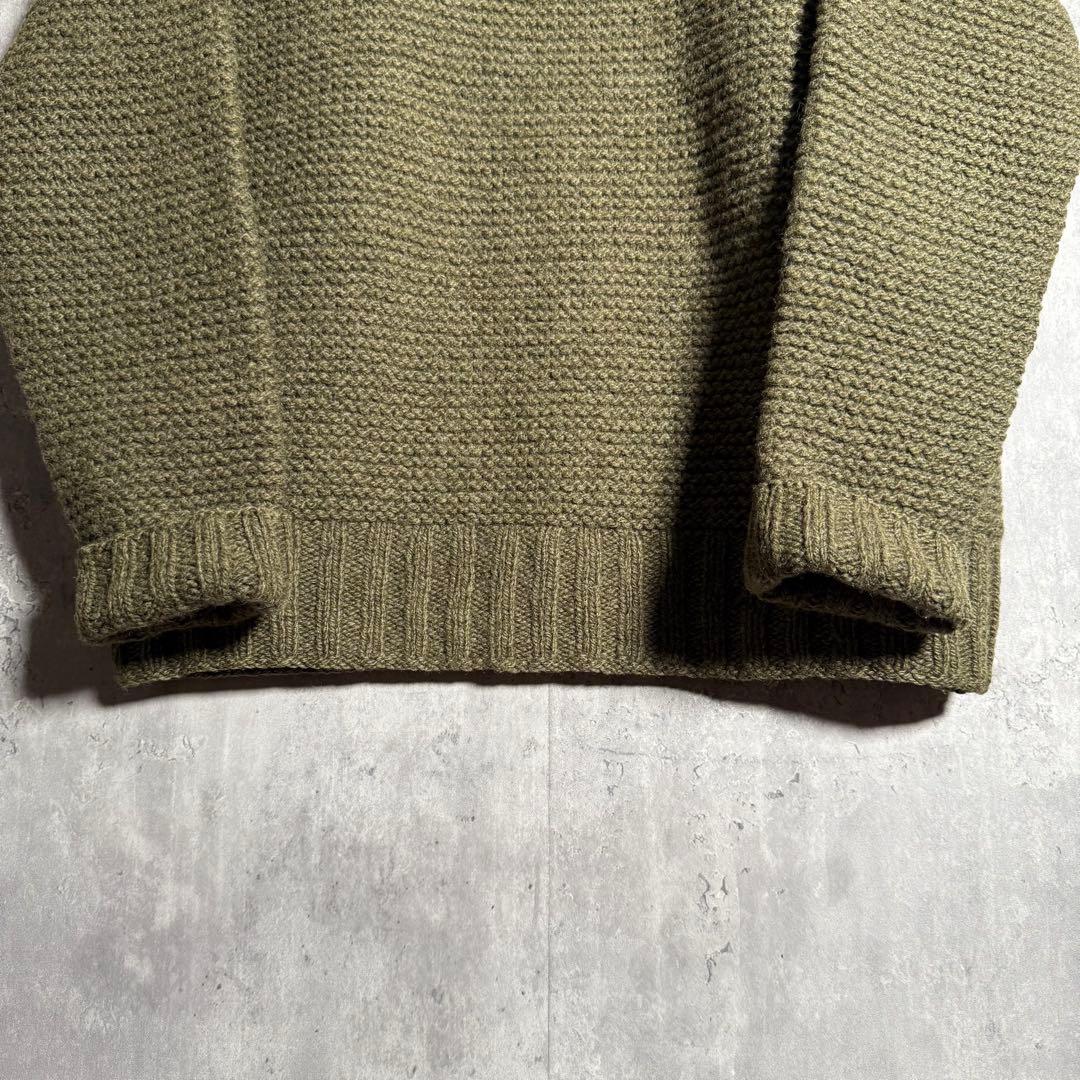 ⭐️希少⭐️ダブルアールエル RRL ニット オリーブ 厚手 ラルフ