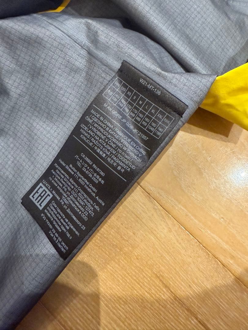 AK457 Burton ジャケット　インナージャケット 2枚セット