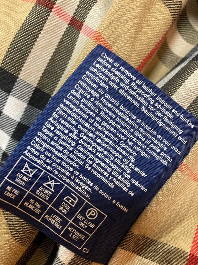 バーバリーズ　ノバチェック　コート