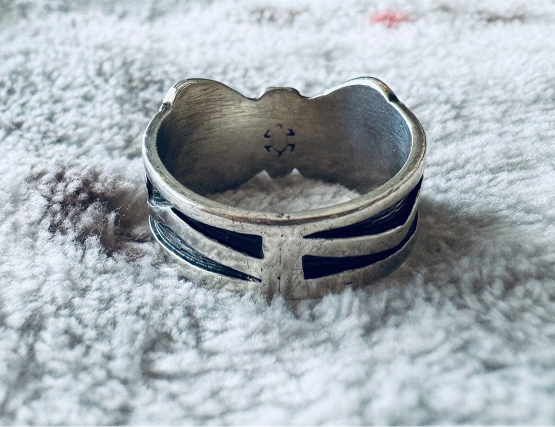 インディアンジュエリー【ホピ族】Butterflyリング13号 - メルカリ