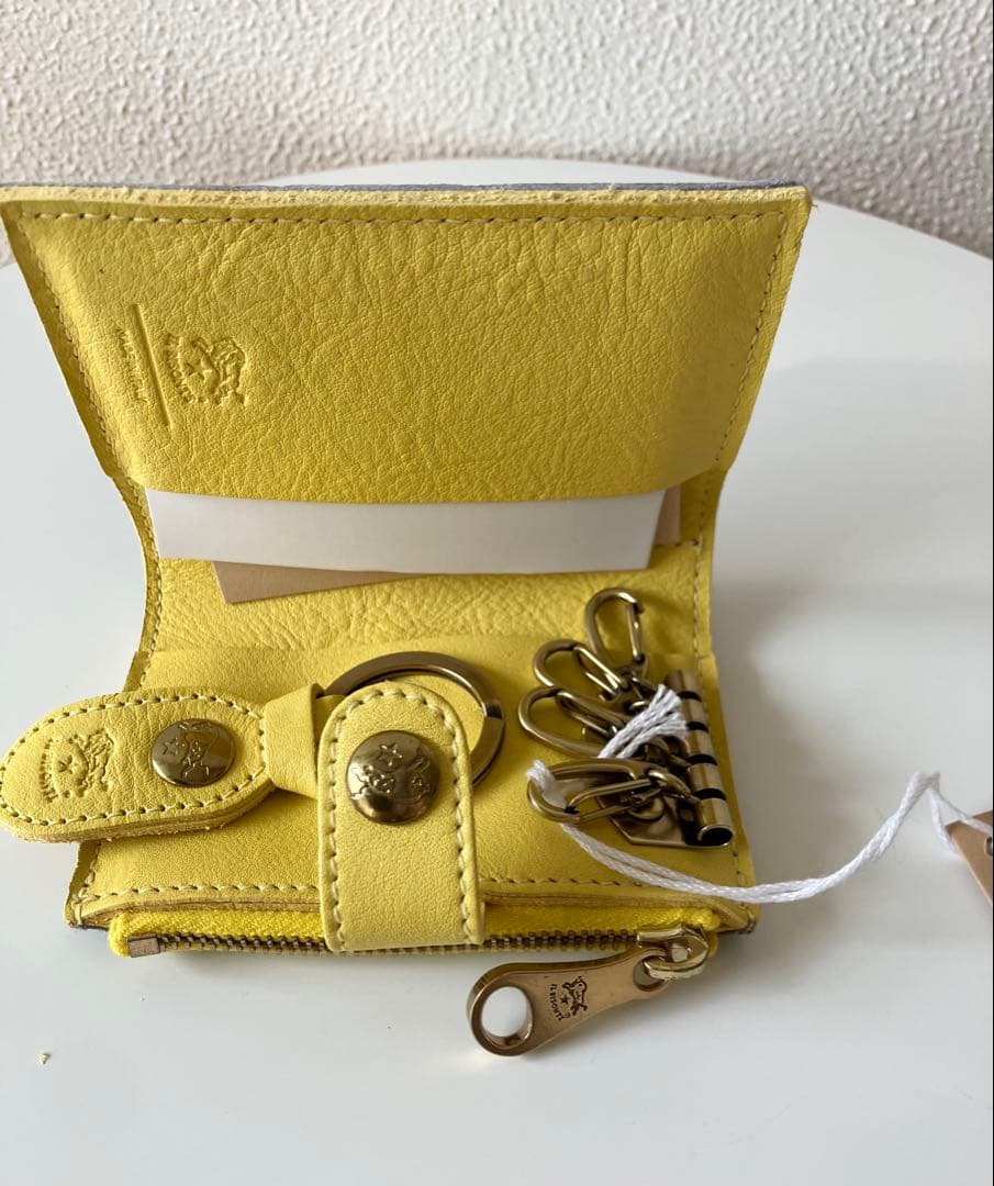 【未使用】IL BISONTEイルビゾンテ＊キーケースパース☆キーリング付